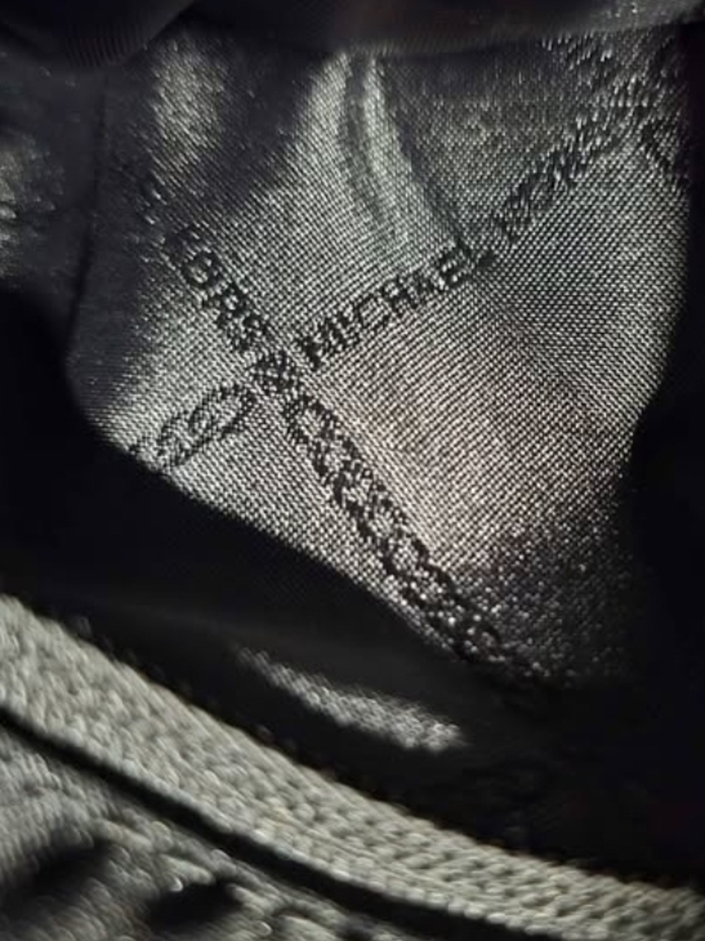 Michael Kors Black Backpack with Pink and White Signature Stripe - Picture 4 of 8